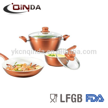 Good Quality 5 pcs aluminum cooking pot cookware set